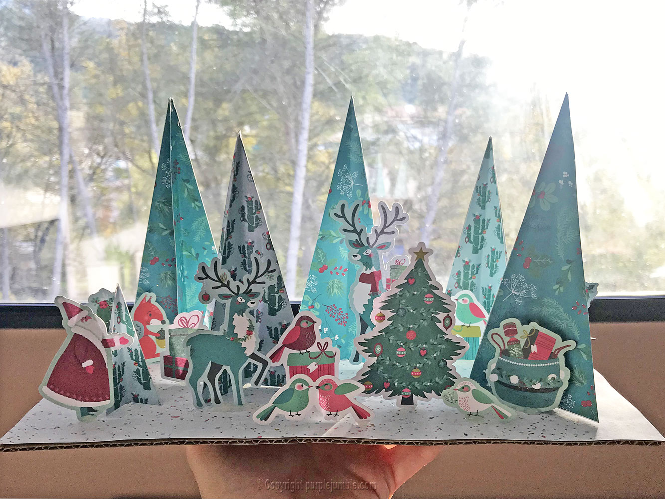 Des cartes de Noël avec Cricut et Zôdio {DIY} - Purple Jumble